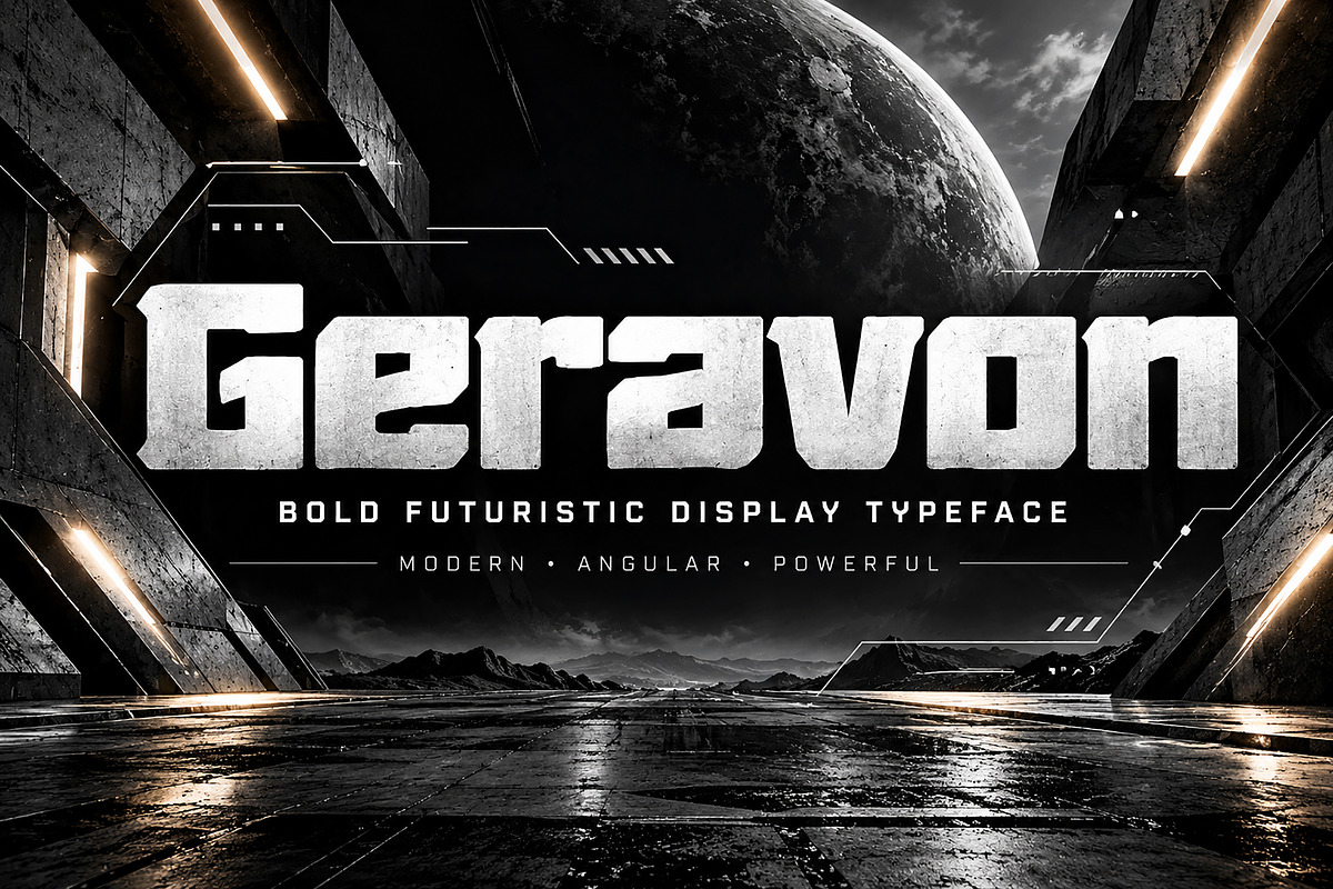 Geravon, a Sans Serif Font by Wow Magic (Photo 1 of 5)