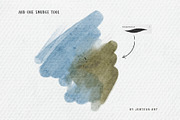 Procreate Watercolor Brush Set, a Brush Add-On by Jenteva Art (Thumbnail 3 of 10)
