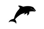 Dolphin Jumping Silhouette Vector, an Illustration by Designs_River (Thumbnail 7 of 51)
