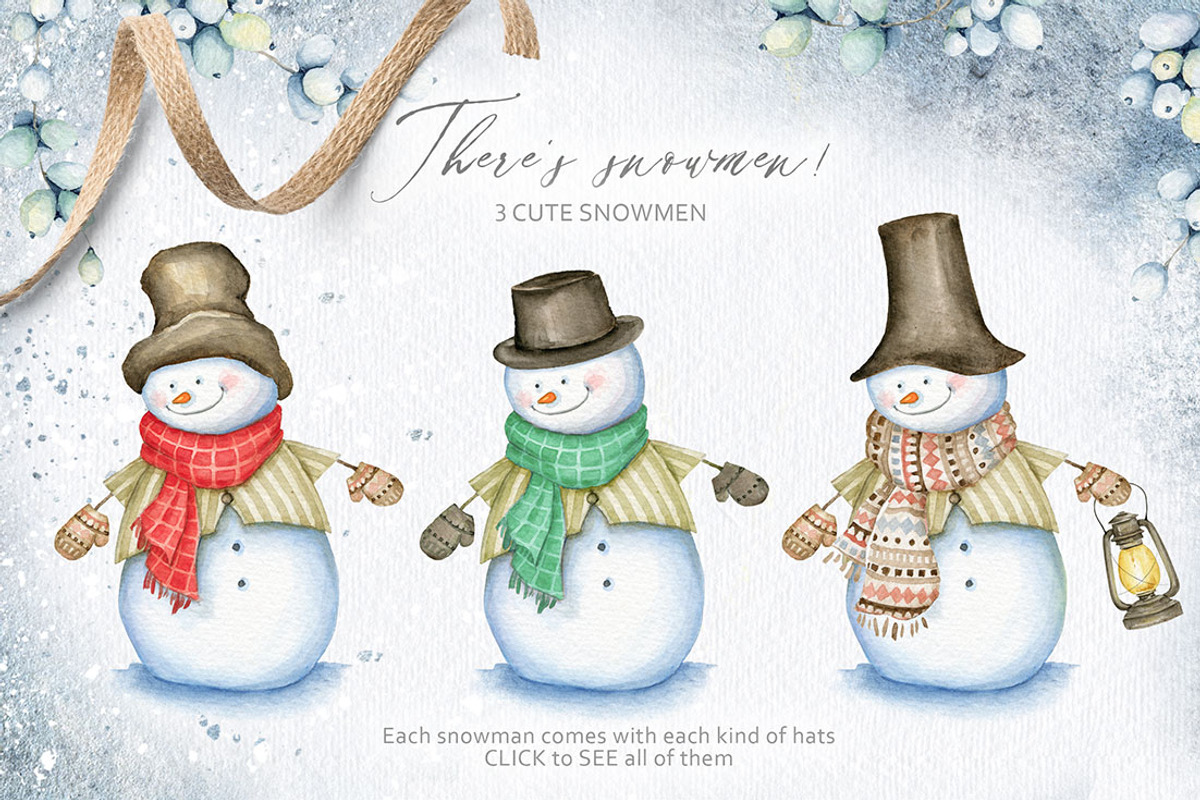 Christmas Miracle Watercolors, a Decorative Illustration by Eva Katerina (Photo 5 of 20)