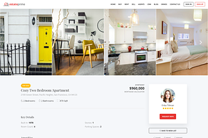 EstatePrime - Real Estate WP Theme