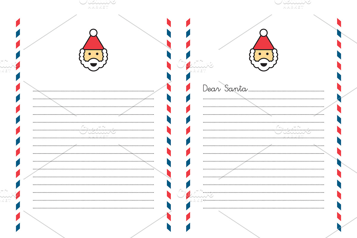 Christmas Letters to Santa & Magi, a Decorative Illustration by beguima (Photo 2 of 7)