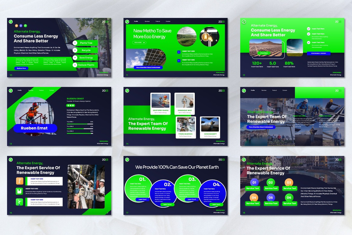 Neopower -Alternate Power Powerpoint, a Presentation Template by Dhabee (Photo 2 of 8)