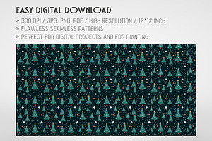 20 Seamless Christmas Time Patterns