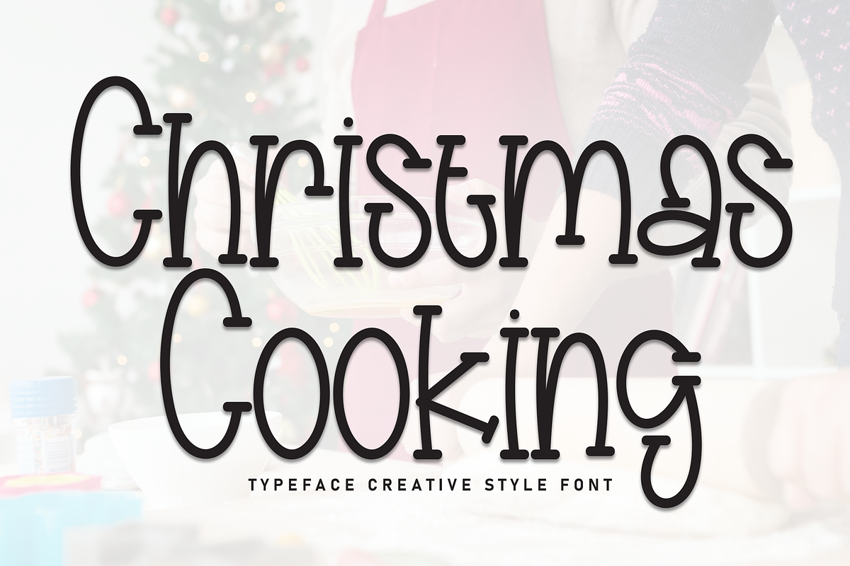 Christmas Cooking | Script Font, a Script Font by Scratchones (Photo 1 of 8)