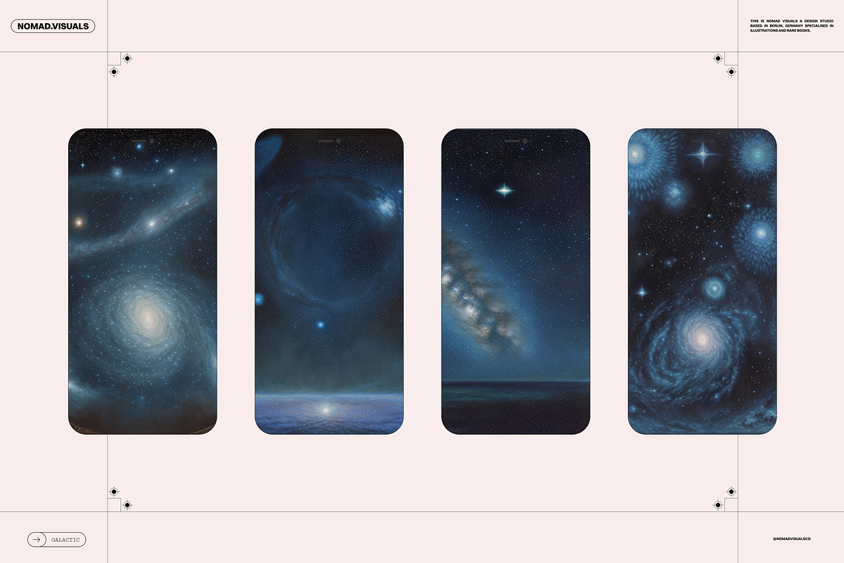 Galactic Fields Illustrations, a Background Graphic by Nomad Visuals (Photo 14 of 16)