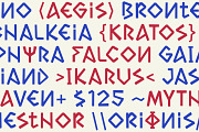GROMANS – Modern Greek Display Font, a Font by TypeTasty Font (Thumbnail 9 of 9)