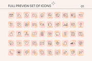 Aesthetic IOS 14 icons set, an Icon by Creatoom (Thumbnail 8 of 13)