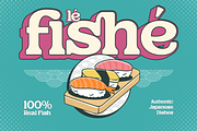 Bushi Retro - Food Logo Extrude Font, a Serif Font by Nirmana Visual (Thumbnail 7 of 15)
