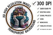 Cosy Winter girl Clipart Bundle, an Illustration by Craft Nest (Thumbnail 2 of 10)