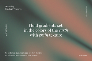 20 Fluid Gradients Of Earth Colors