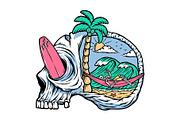 Thinking of relaxing on the beach, a Person Illustration by gunaonedesign (Thumbnail 1 of 4)