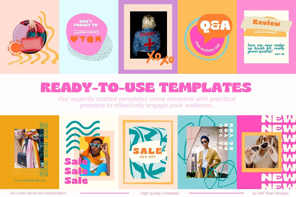 Bold Branding Starter Kit Templates, a Branding & Logo Template by Hell Yeah Designs (Photo 18 of 18)