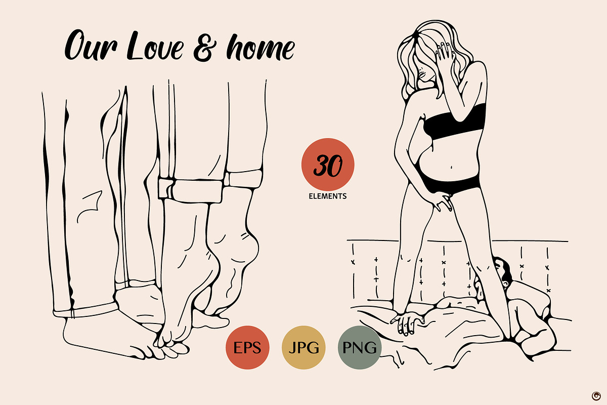 Our love and home, a Person Illustration by Olillia (Photo 12 of 14)