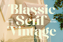 Blassic A New Modern Vintage Serif