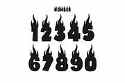 Hot Letter - Fire Display Font, a Sans Serif Font by Sahira Studio (Thumbnail 7 of 7)