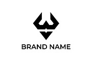 Monogram Letter WV Logo Templates, a Branding & Logo Template by kidzdsgn (Thumbnail 3 of 3)