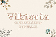 Viktoria - Outline Serif Typeface, a Serif Font by HipFonts (Thumbnail 4 of 9)