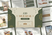 Eid Mubarak Celebration, a Presentation Template by FIBRINOSÄ (Thumbnail 1 of 2)