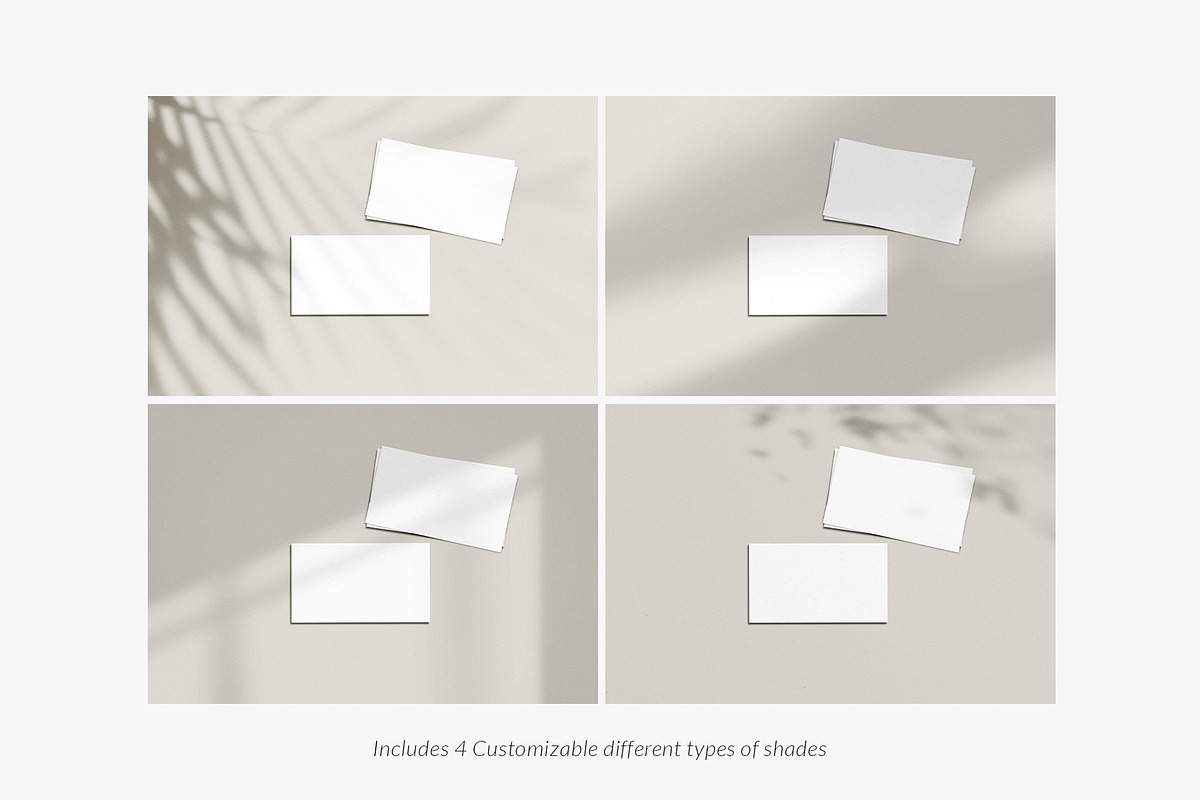 Minimalist Business Card Mockup Set, a Product Mockup by Yuli Studio (Photo 4 of 6)