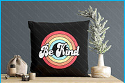 Be Kind Positive Inspirational Retro, an Illustration by Creativeusart (Thumbnail 3 of 4)