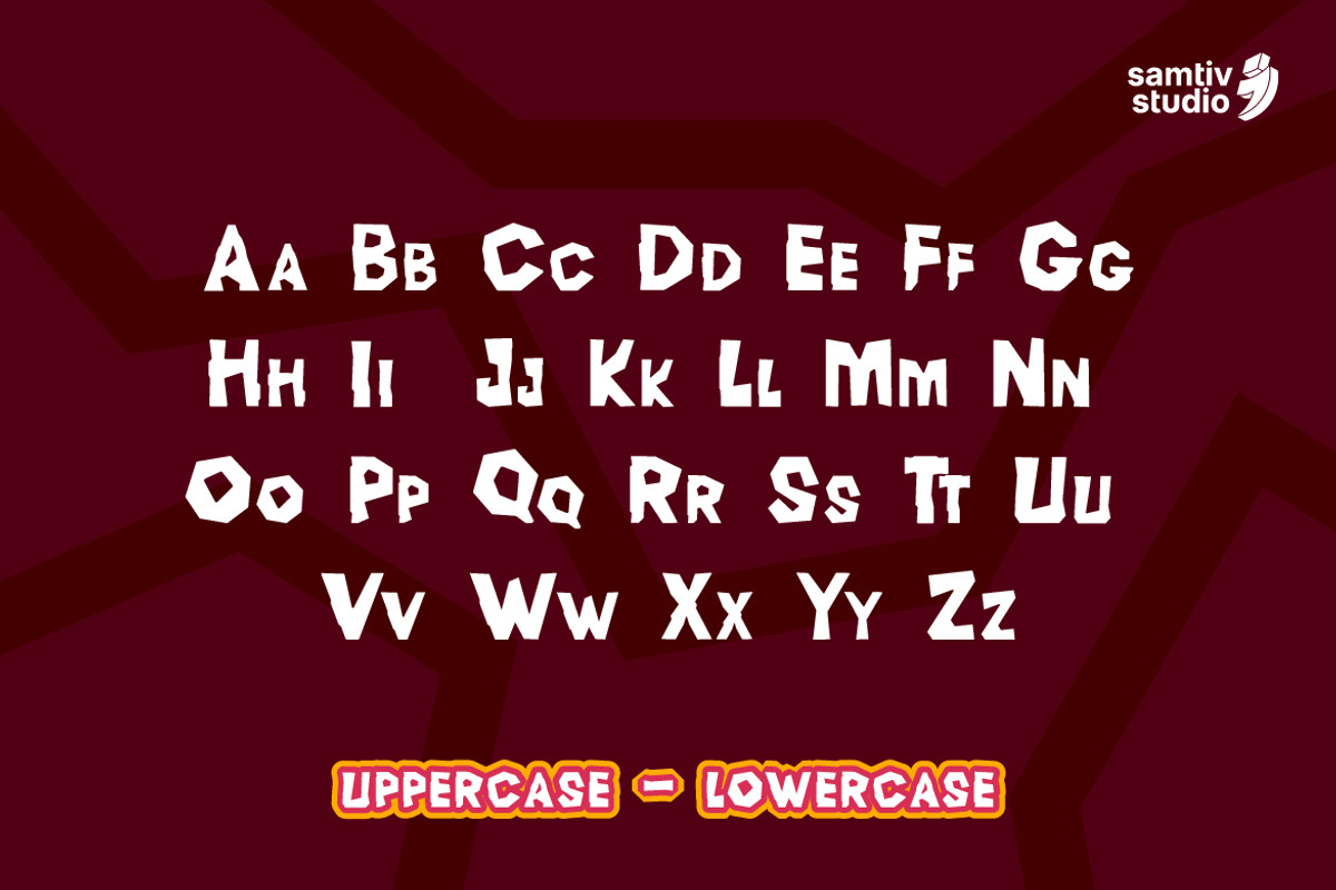 OSREG - A Abstract Display Font, a Handwritten Font by Samtiv Studio (Photo 2 of 6)