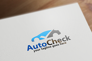 Auto Check Logo Template