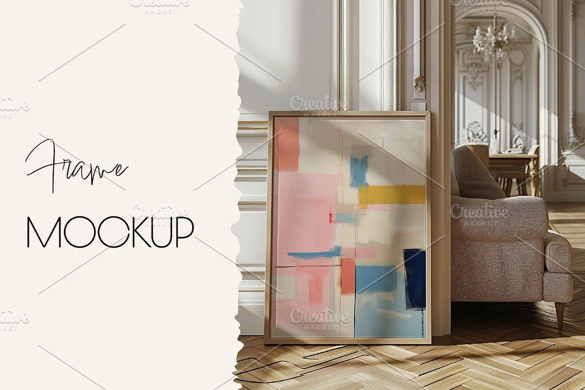 BUNDLE Frame Mockups ISO DIN A ratio, a Household Mockup by MOAROShop (Photo 5 of 9)