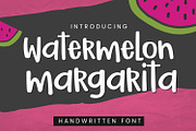 Watermelon Margarita Font, a Font by Sabrina Schleiger Design (Thumbnail 1 of 5)