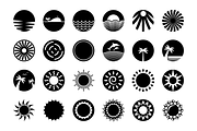 Sun Vector Logo Icon Collection, a Branding & Logo Template by Berkah Studio (Thumbnail 2 of 2)