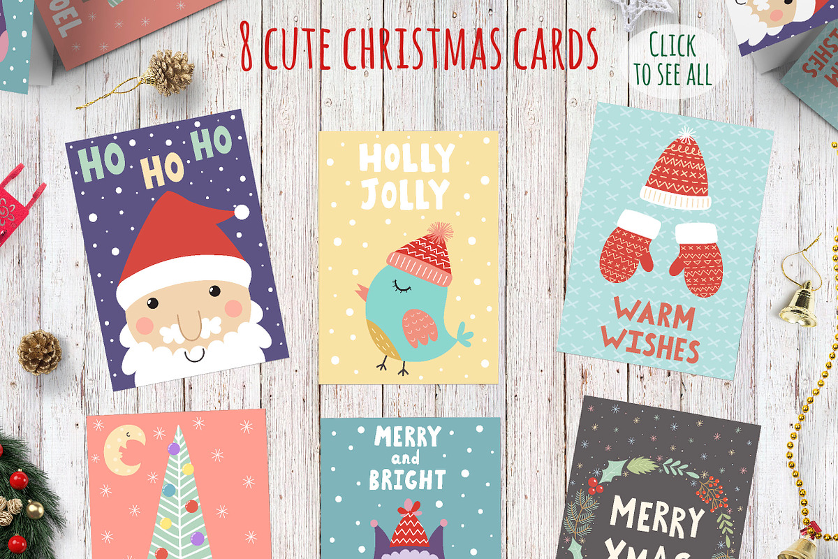 Christmas Bundle: 4 in 1, an Animal Illustration by Gulnara Sabirova (Photo 12 of 18)