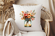Autumn Bouquets Clipart, an Illustration by Libby Wishes (Thumbnail 7 of 10)