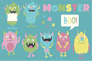 Monsters, an Animal Illustration by Poppymoondesign (Thumbnail 2 of 3)