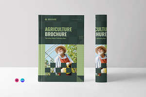 Agriculture Brochure Template ICanva, a Brochure Template by PixWork