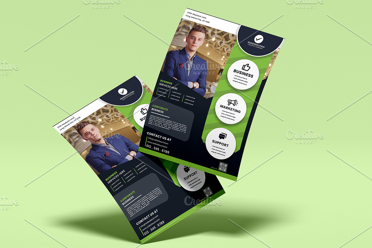 Modern Business Flyer Template, a Flyer Template by MadeByShahbaz (Photo 2 of 5)