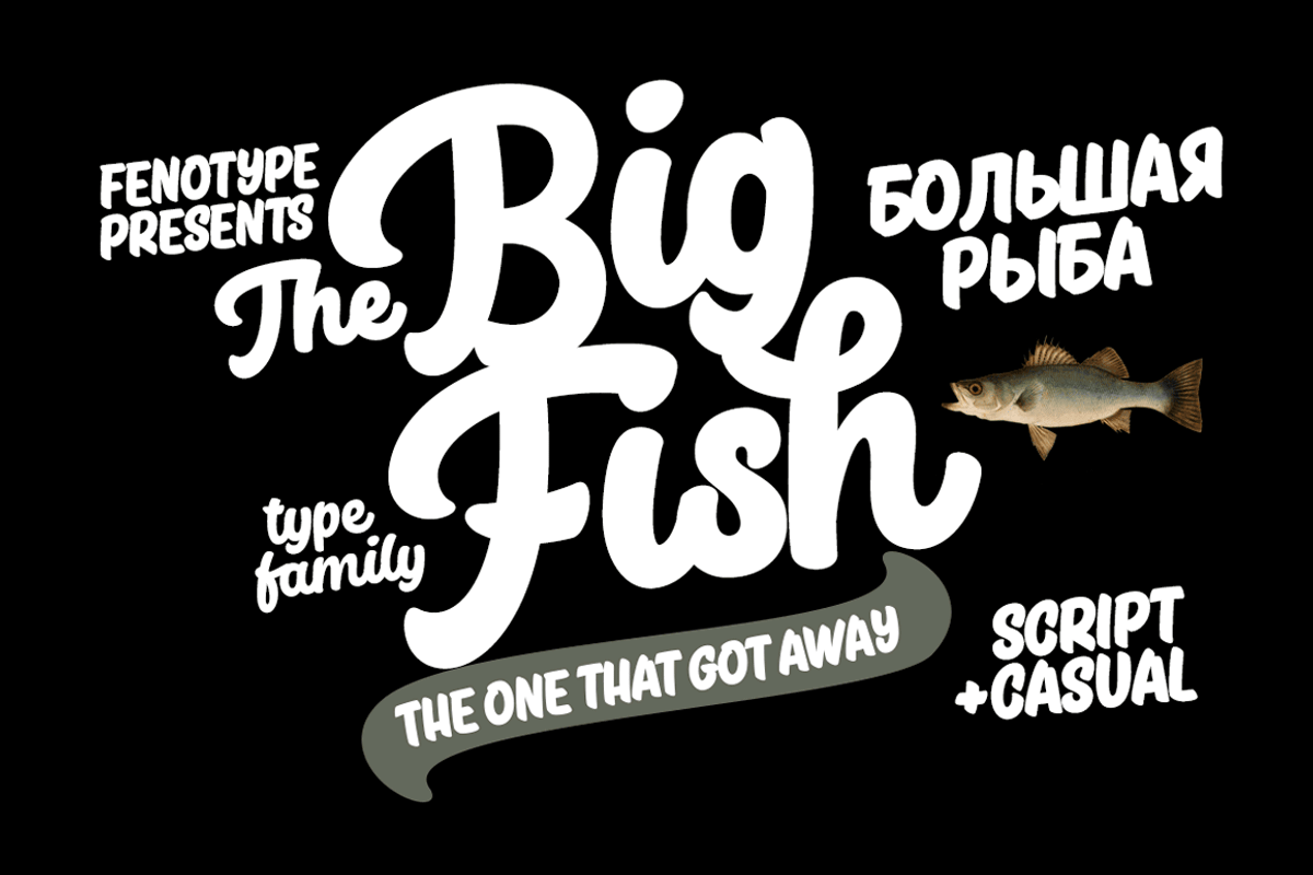 Big Fish Script + Caps + Extras