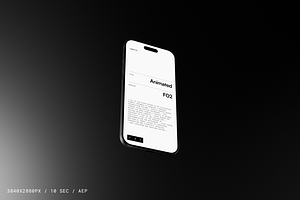 Animated iPhone Air Mockup F02