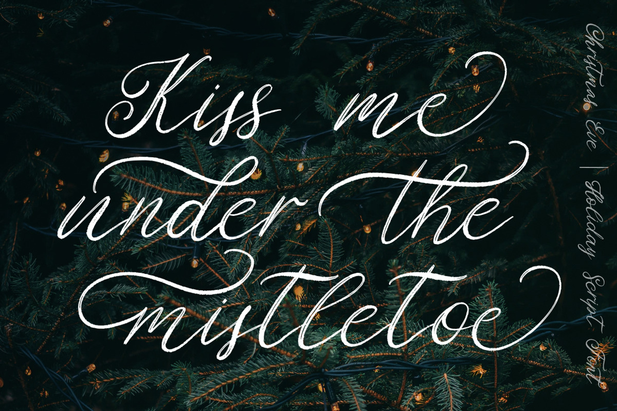 Christmas Eve. Holiday Script font. preview 7