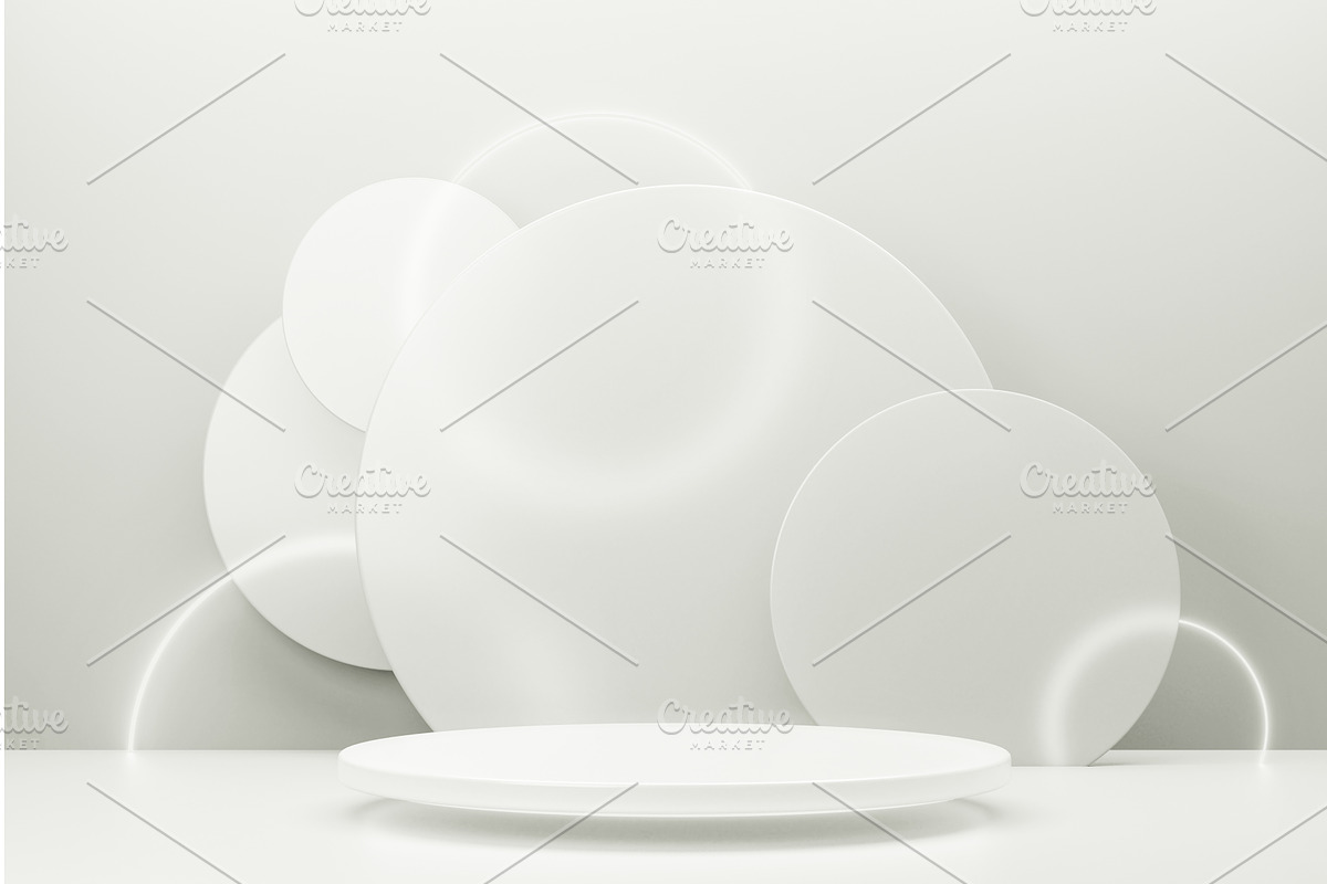 Minimalist product display podium on, a Textures & Material 3D Model by Anna Efetova