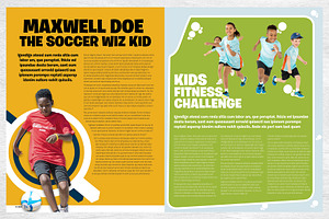 Kids Magazine Template