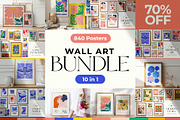 Wall Art | Bundle | 840 Posters, an Object Graphic by Leleka.Store (Thumbnail 1 of 48)