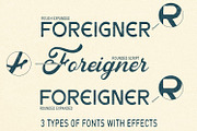 Foreigner - Vintage Font Collection, a Font by HeyFonts (Thumbnail 4 of 15)