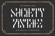 Society Vintage Font, a Serif Font by 177Studio (Thumbnail 1 of 8)