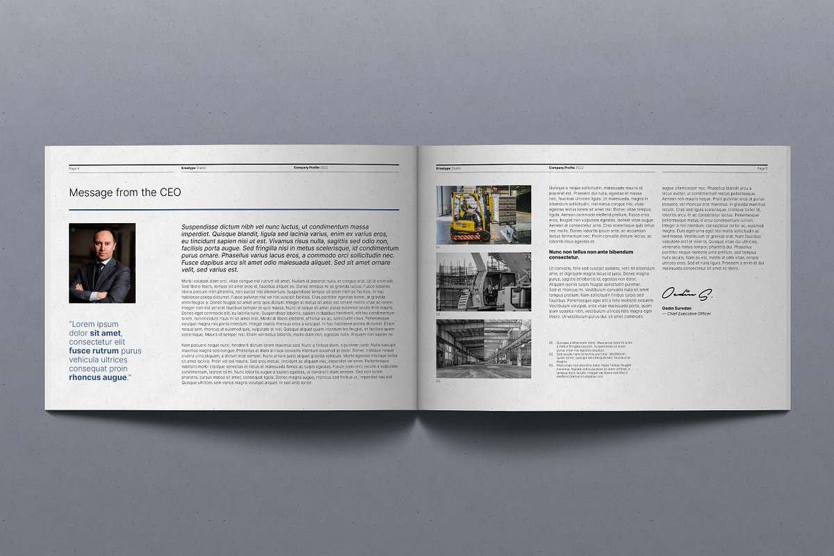 Kreatype Company Profile, a Brochure Template by Kreatype Studio (Photo 3 of 15)