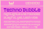 Spherical Drone font, a Font by weknow (Thumbnail 3 of 8)