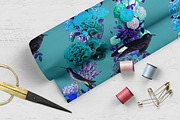 Blue vintage seamless patterns, a Pattern Graphic by NastiaDesignsPrints (Thumbnail 3 of 10)