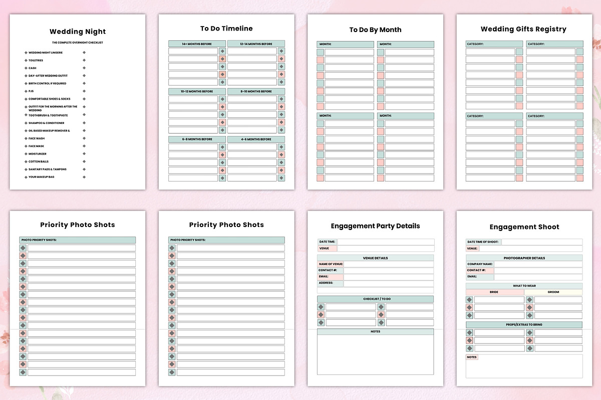 Wedding Planner Canva, a Stationery Template by Designmela01 (Photo 6 of 6)