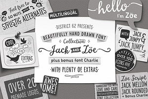 Jack and Zoe Font Collection