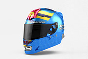 Helmet Mockup - 4 views, a Merchandise Mockup by Illusiongraphic (Thumbnail 10 of 18)