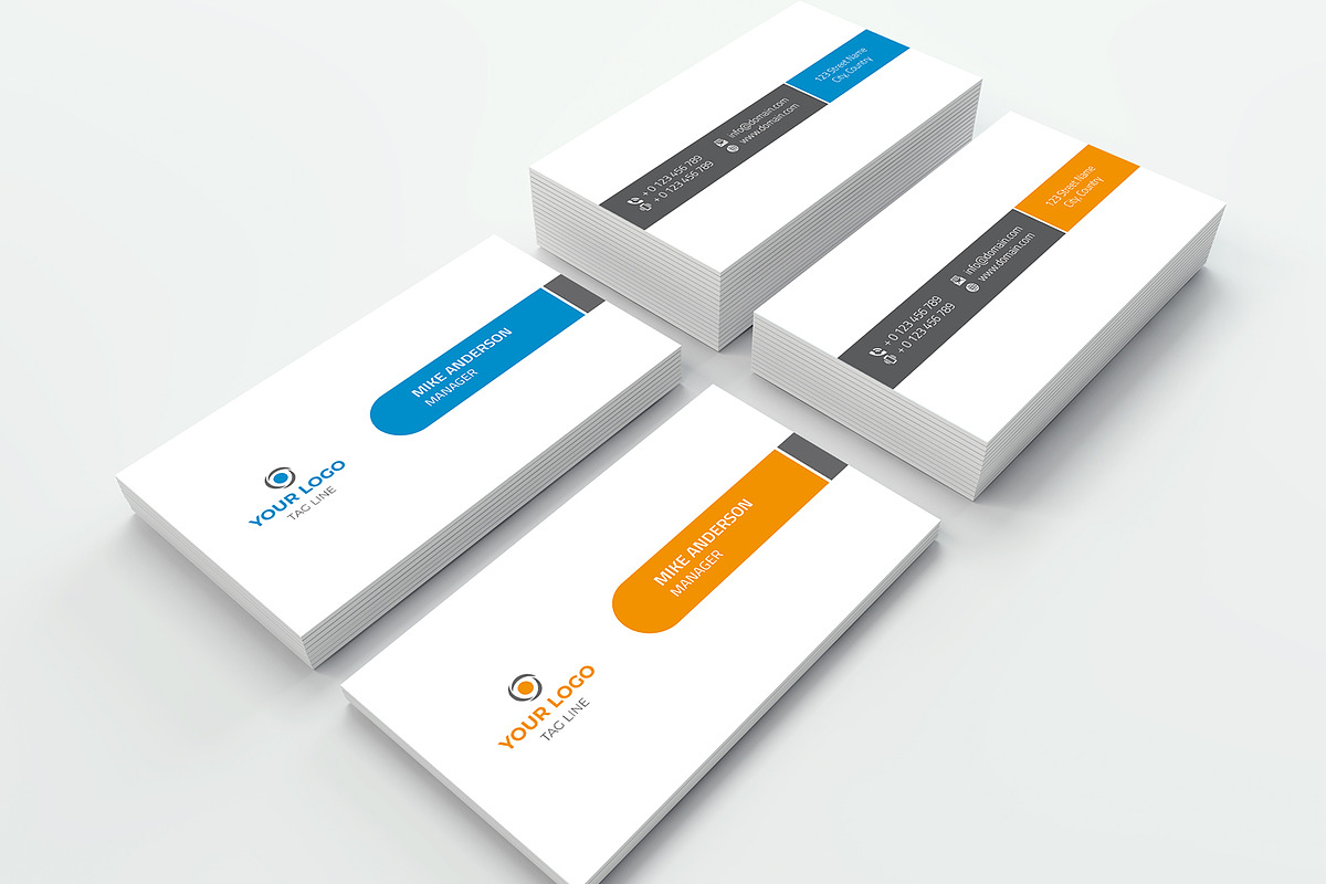 Minimal Business Card Bundle, a Business Card Template by designSultan (Photo 5 of 6)